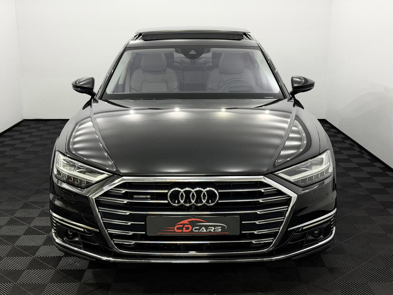 Audi A8 60 TFSI e quattro Lang Pro Line Plus Plug-in Pano, Leder, 360 Camera, Head-up display, Navi, Elektrische achterklep, Memory stoelen, Elektrische verstelbaar stoelen