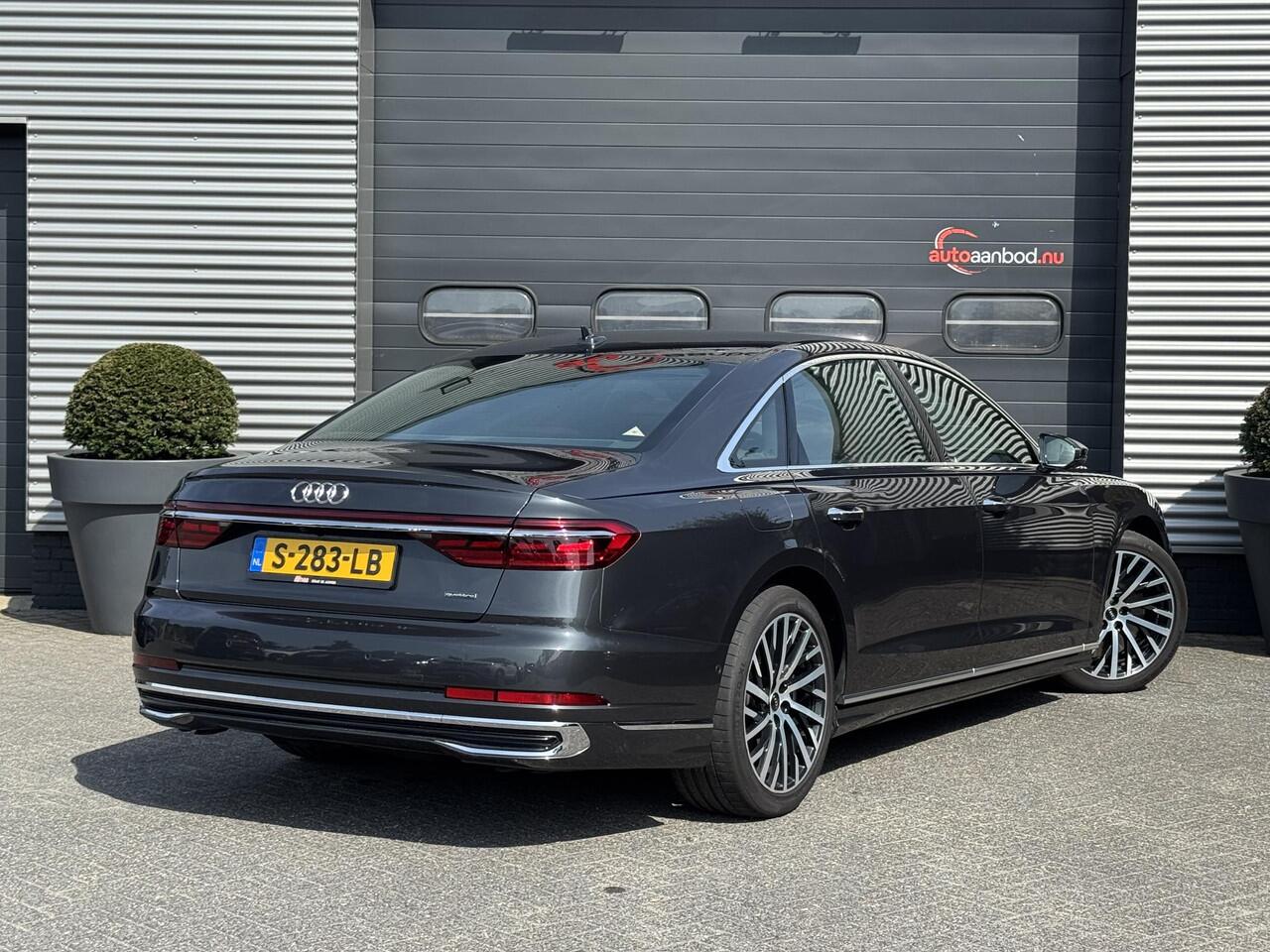 Audi A8 60 TFSI e quattro Lang S-Line | 360* Camera | Bang&Olufsen | Carbon | Stoelventilatie/Verwarming |