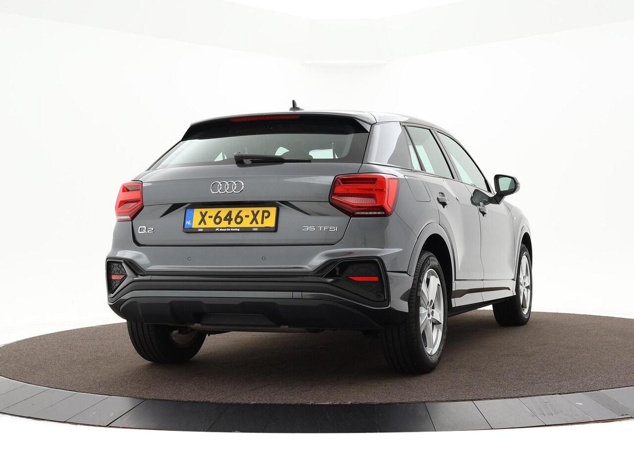 Audi Q2 35 Tfsi 150pk S-tronic S Edition · Apple/Android Car Play · Navi · Cruise Control · Stoelverwarming · P-Sensoren · 17'' Inch · Garantie t/m 13-03-2028 of 100.000km