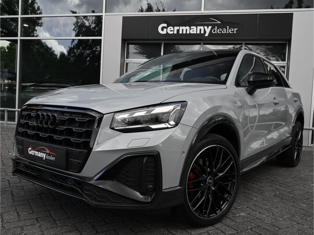 Audi Q2 35TFSI 150pk S-Line Pfeilgrau Pano B&O ACC Leder Virtual Matrix Camera 19-Inch