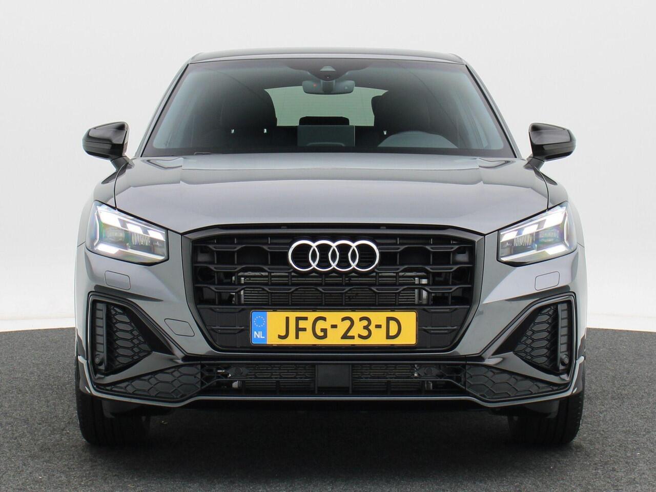 Audi Q2 35 TFSi 150 Pk Automaat S-Line | Trekhaak | Adaptive Cruise | Volledig Leder | Full LED | Camera | Navigatiesysteem | Stoel Verwarming | Elektrische Achterklep | Parkeersensoren | 18 Inch | 5.207 Km!