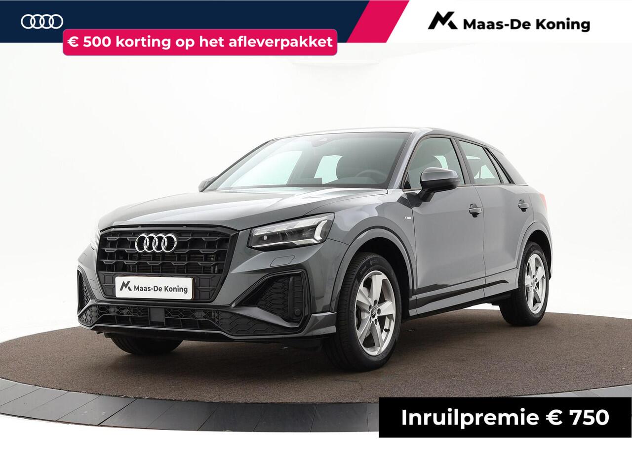 Audi Q2 35 Tfsi 150pk S-tronic S Edition · Apple/Android Car Play · Navi · Cruise Control · Stoelverwarming · P-Sensoren · 17'' Inch · Garantie t/m 13-03-2028 of 100.000km