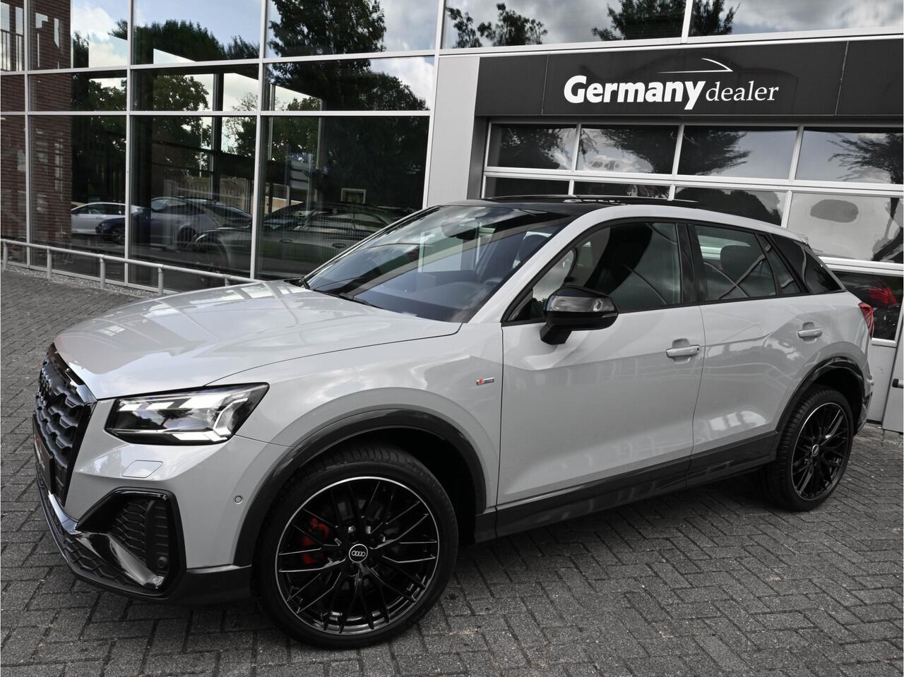 Audi Q2 35TFSI 150pk S-Line Pfeilgrau Pano B&O ACC Leder Virtual Matrix Camera 19-Inch