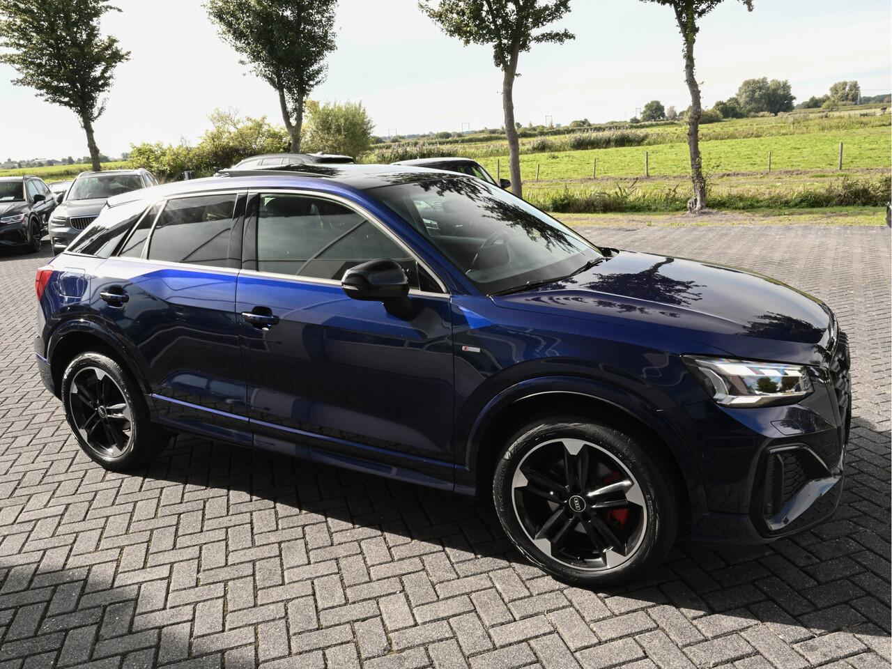 Audi Q2 35TFSI 150pk S-Line Pano Virtual Matrix Audi-Sound Dodehoek Elektr. klep VOL!!!