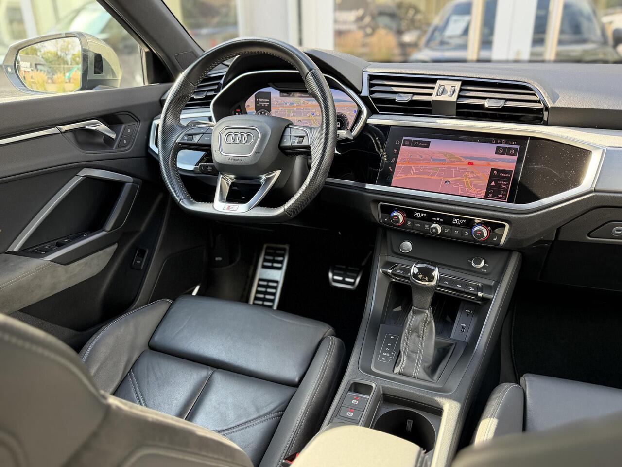 Audi Q3 Sportback 35 TFSI Pro Line S |Black optic|B&O|Ad.Cruise|Leer|MatrixLed|Cam|20"|Trekhaak