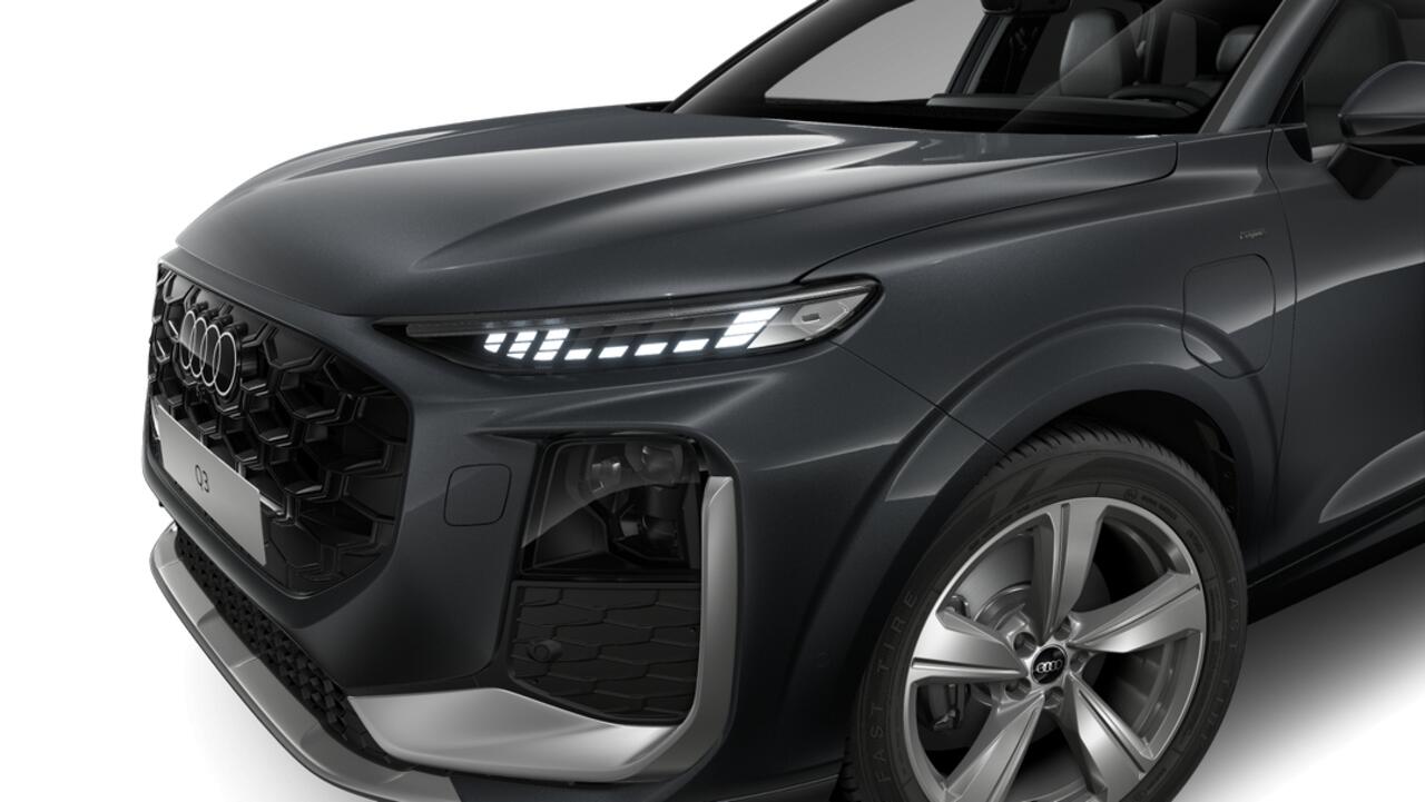 Audi Q3 e-hybrid 272 S tronic S edition Automaat | Ledkoplampen, ledachterlichten, dynamische knipperlichten achter | Grootlichtassistent