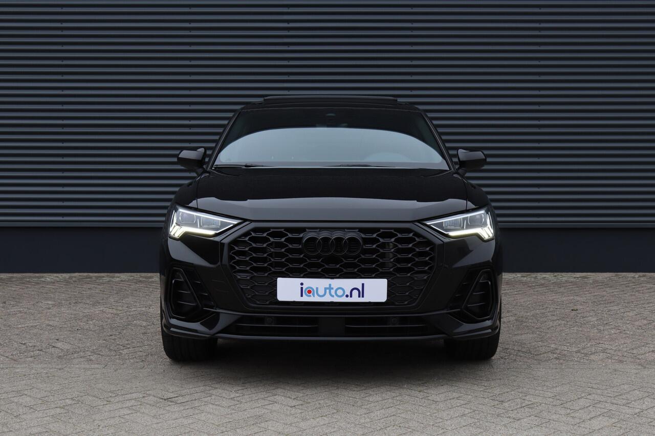 Audi Q3 Sportback 45 TFSI e 245PK S-Line Pano/LED/Keyless/Camera/Optiek+/Elek. klep/dodehoek/ACC/19"