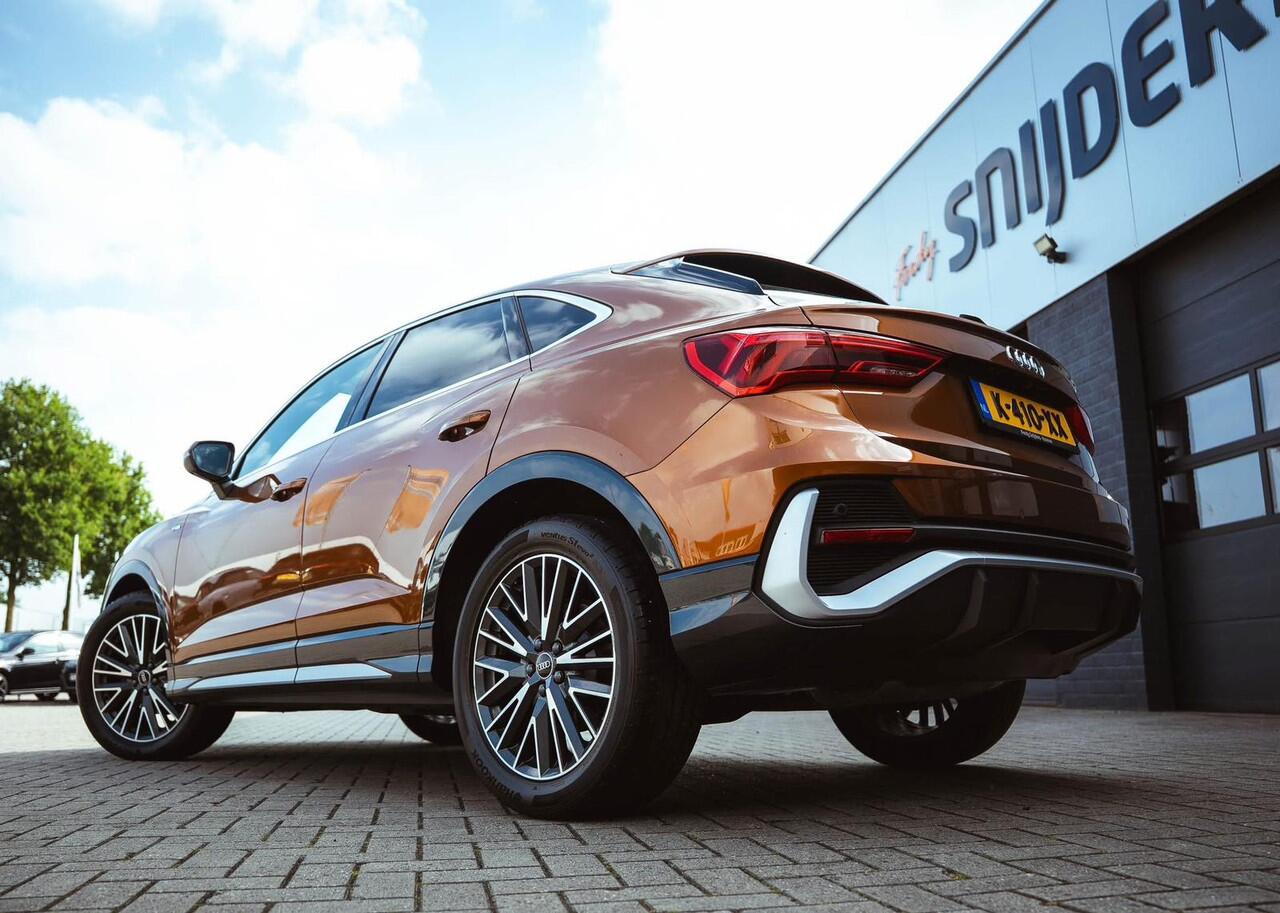 Audi Q3 Sportback TFSI 150 PK S-LINE Edition (Audi EXCLUSIVE), Orig. NL - 1e Eig. | B&O | Leer | 360 cam | Car Play | Stoelverw. | Virtual - RIJKLAAR