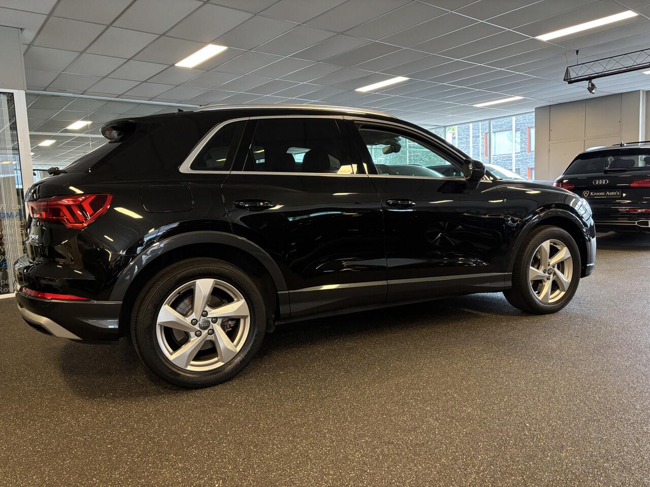 Audi Q3 40 TFSI quattro Aut - 2100 kg trek - Leer / Virtual / BLIS / Elek stoelen verwarmd / 360 camera / Adaptive cruise / Apple Carplay / Keyless - Elek Trekhaak -