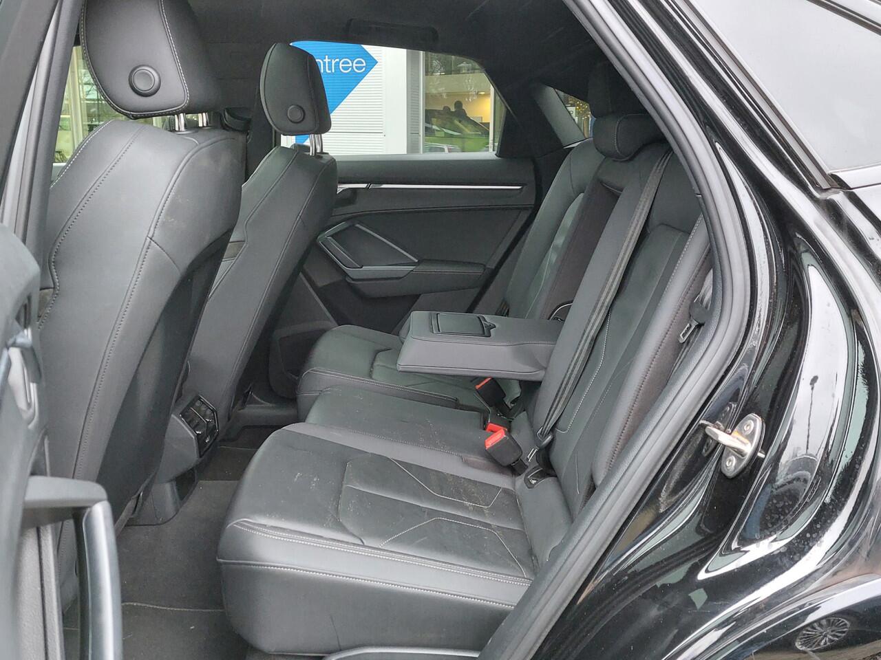 Audi Q3 Sportback 40 TFSI 190pk Quattro S-Edition | Navi | Apple Carplay+Android Auto | Clima | Adap.Cruise | Led Koplampen | Panorama Schuifdak | Leder+Verwarmd | Dodehoek+Rijstrooksensor | Pdc V+A+Camera