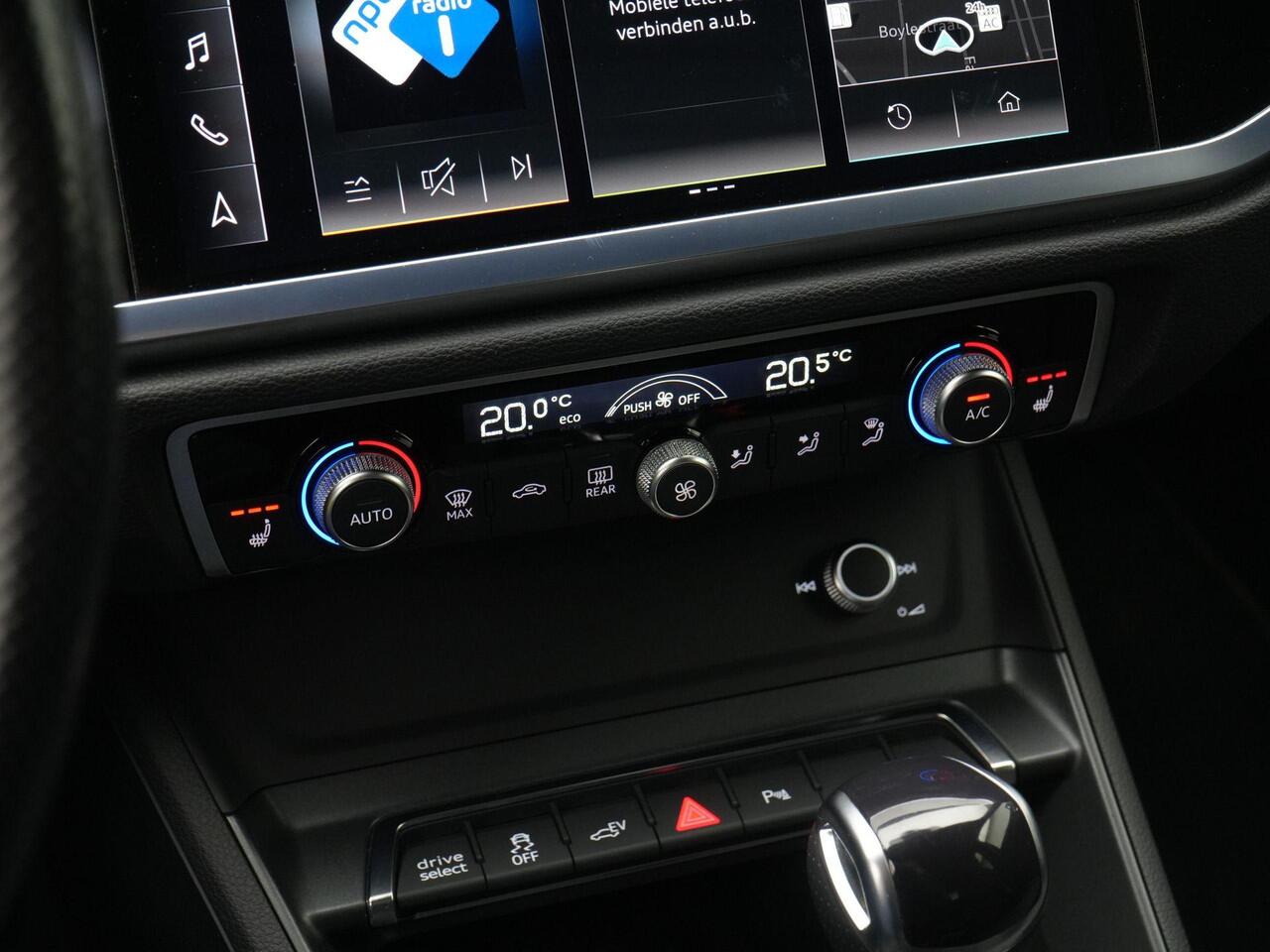 Audi Q3 45 TFSI e 245 pk S-tronic S edition | LED koplampen | Stoelverwarming | Sportstoelen | Parkeersensoren voor/achter | 20 inch