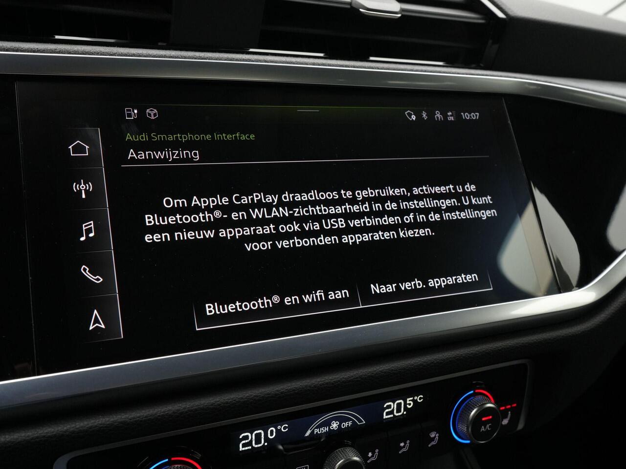 Audi Q3 45 TFSI e 245 pk S-tronic S-Line | Trekhaak | Demperregeling | Rondomzicht camera | Navigatie | Adaptieve cruise control