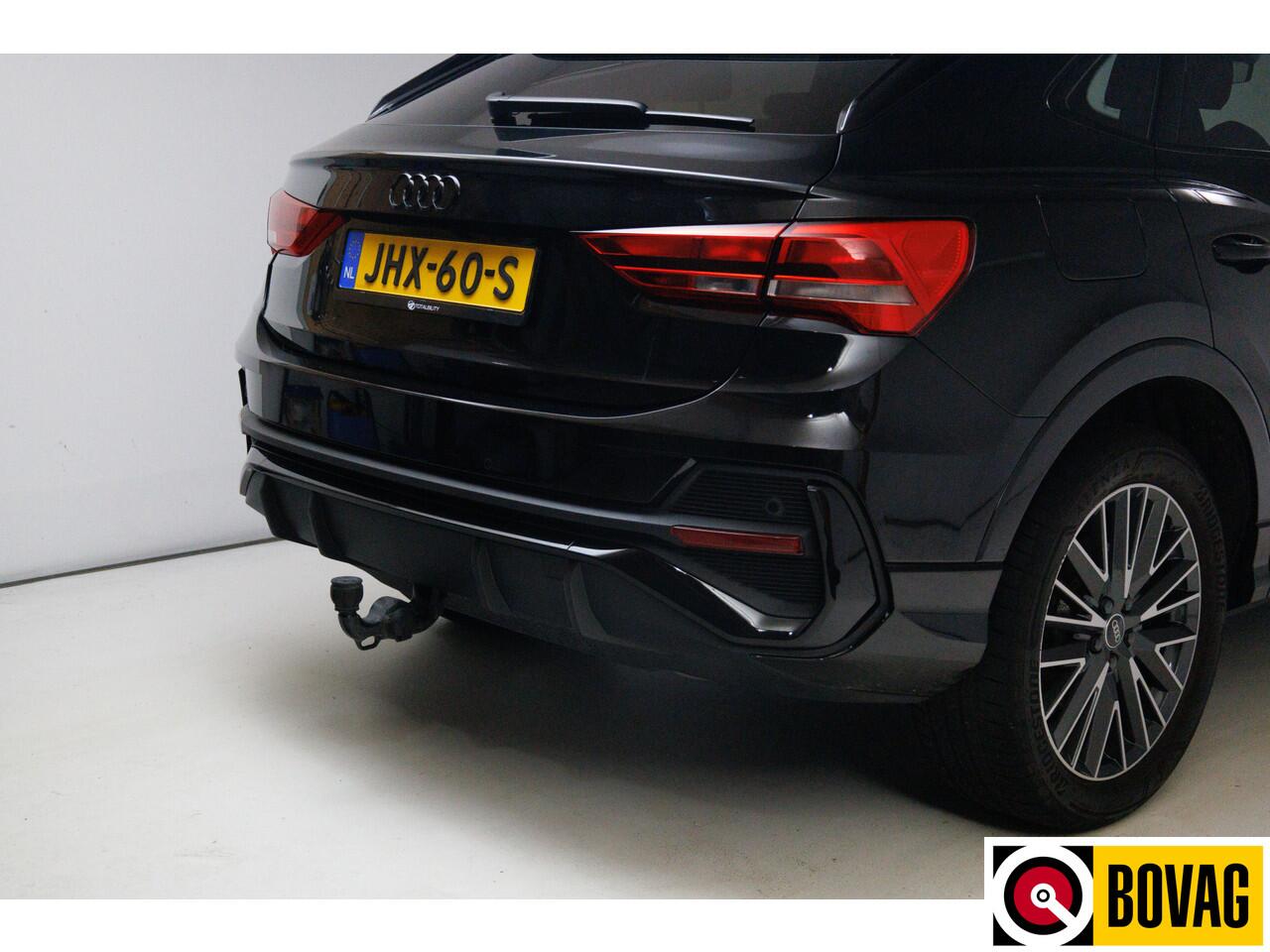 Audi Q3 Sportback 45 TFSI e S Edition 245 PK automaat | 2x Sline | Panoramadak | Trekhaak elec. | Sonos audio | Navigatie, Cruise, PDC V+ A, App. connect.