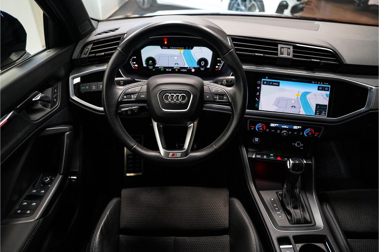 Audi Q3 45 TFSI e S-Line|20 inch|Zwart opt|360* cam|Alcantara|Acc