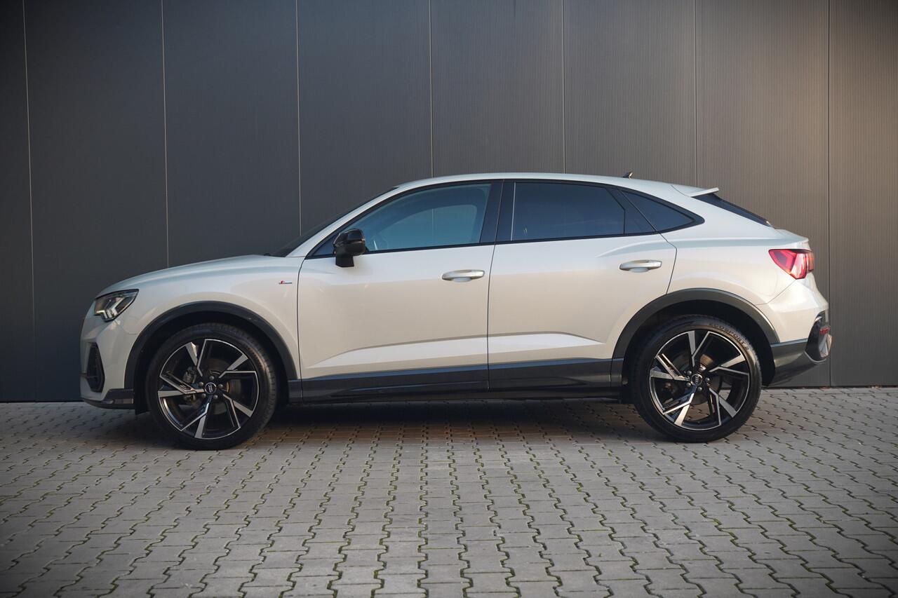 Audi Q3 Sportback 35 TFSI Pro Line S | S-Line | Stoelverwarming | Keyless | 360 Camera | Leer | Elektrische Stoelen | Adaptive Cruise Control | Dodehoekdetectie | Navigatie | Parkeersensoren | Vitrual Cockpit