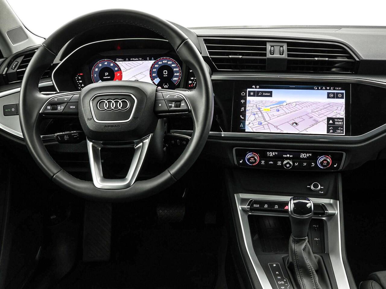 Audi Q3 Sportback 35 TFSI 150pk S-Tronic S Line · Apple/Android Car Play · Leder/Alcantara · Stoelverwarming · Garantie t/m 20-10-2029 of 100.000km · TOPDEAL