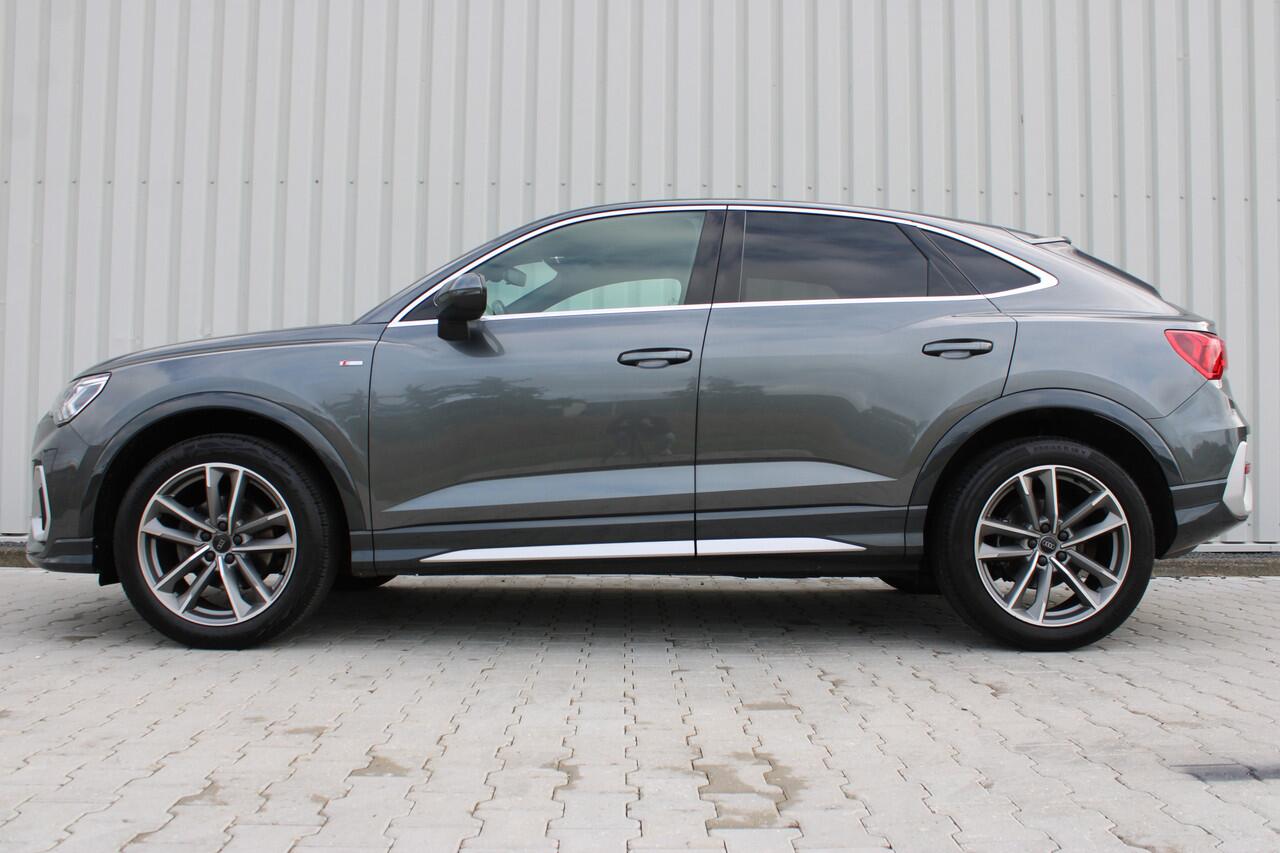 Audi Q3 Sportback 35 TFSI Pro Line S-Line | Incl. 12 maanden garantie | Cruise control | Climate control | Lederen bekleding | Apple carplay/Android auto | Parkeercamera | Navigatie |