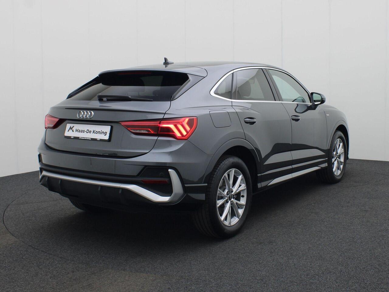 Audi Q3 Sportback S-line 35TFSI 110kW/150PK S-tronic S Edition · Apple/Android Car Play · Adaptive Cruise Control · Stoelverwarming · Parkeersensoren · Garantie tot 03-10-2029 of 100.000km