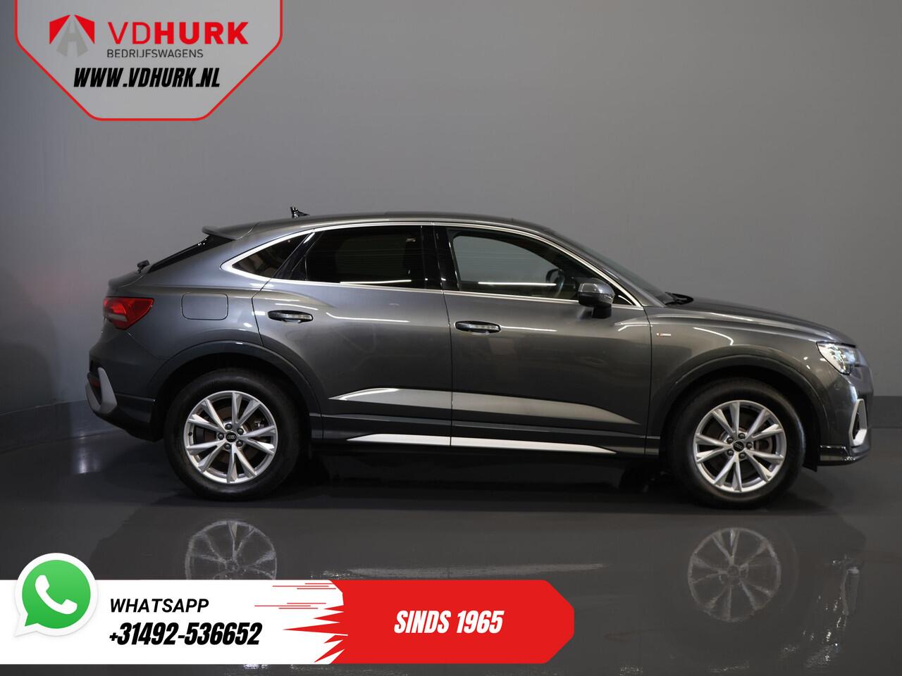 Audi Q3 Sportback 45 TFSI E-Tron 245 pk S-Line Cruise/ Virtual Cockpit/ Pano/ Carplay/ Stoelverw./ PDC/ Trekhaak