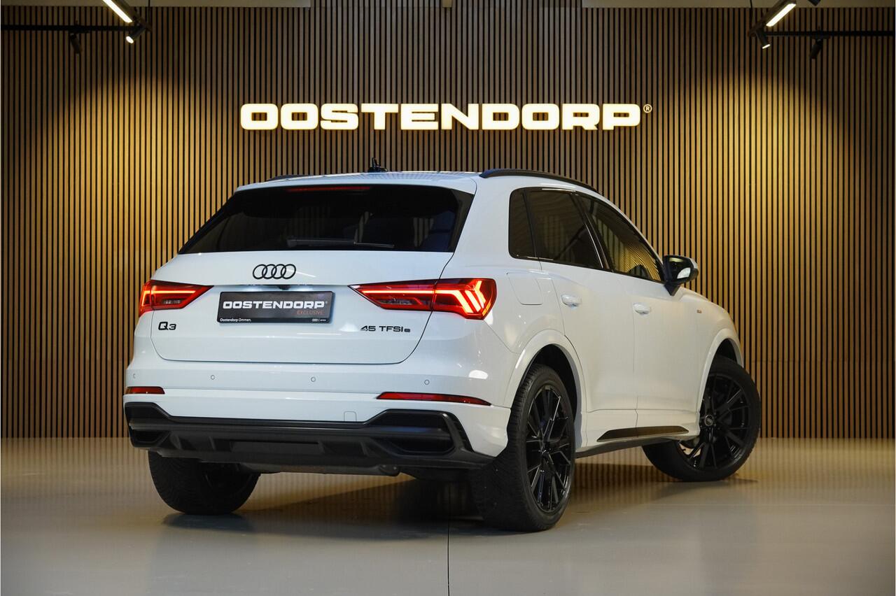 Audi Q3 45TFSIe/245pk S-Line|2022|20"Blackstyle|Trekhaak|Matrix-LED|Keyless|Optik Schwarz|Cruise+ACC|Virtual Cockpit|El. achterklep|