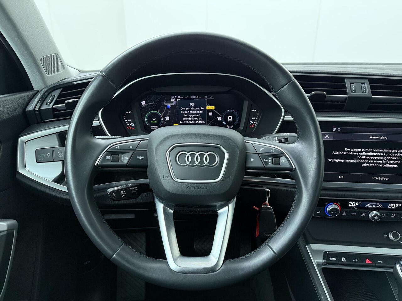 Audi Q3 45 TFSI e edition | 245 PK | SoH 93% | Adaptive cruise control | Navigatiesysteem | Full LED koplampen | Audi sound system | Climate control |
