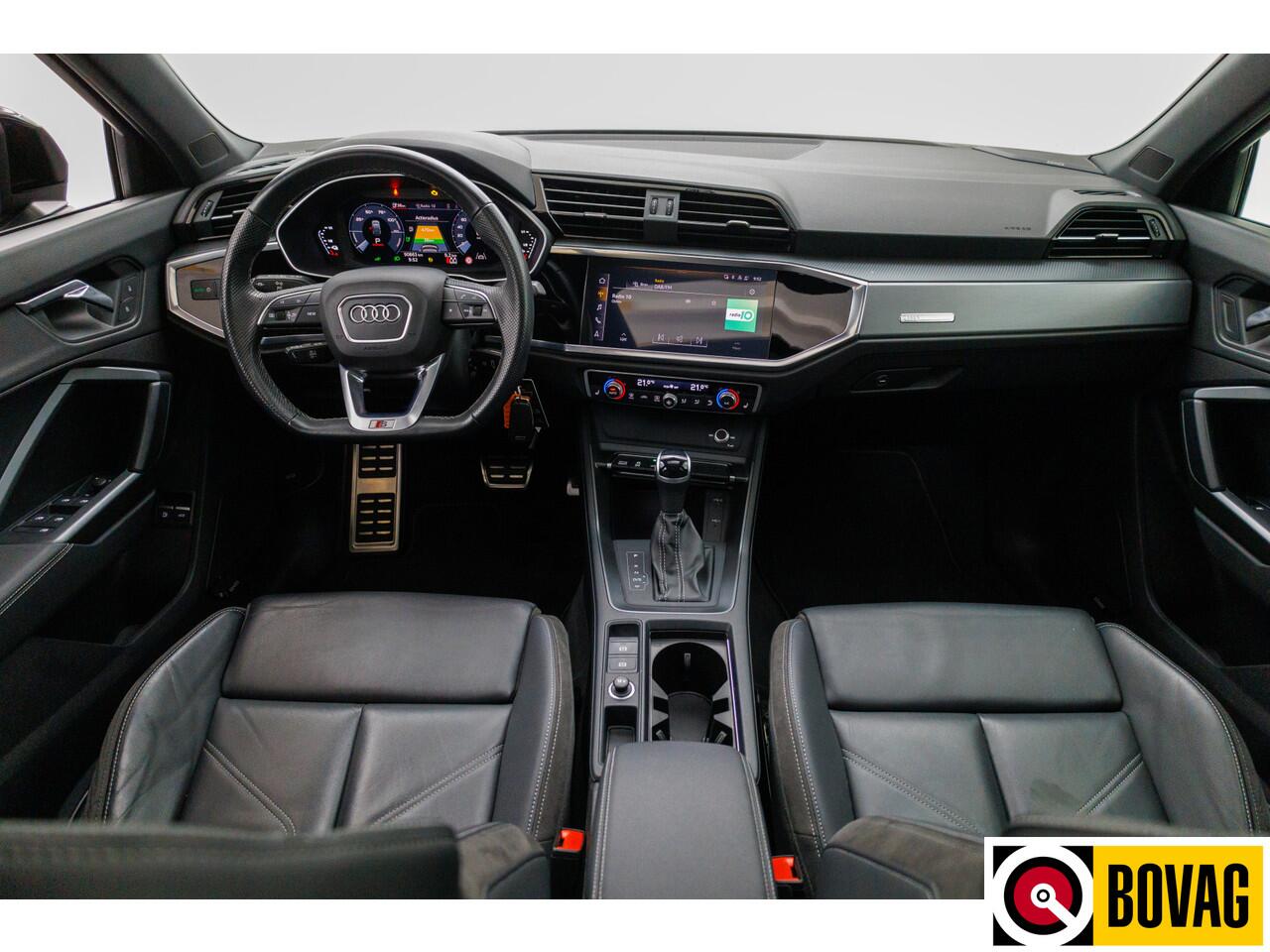 Audi Q3 Sportback 45 TFSI e S Edition 245 PK automaat | 2x Sline | Panoramadak | Trekhaak elec. | Sonos audio | Navigatie, Cruise, PDC V+ A, App. connect.
