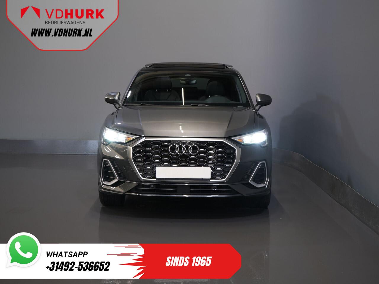 Audi Q3 Sportback 45 TFSI E-Tron 245 pk S-Line Cruise/ Virtual Cockpit/ Pano/ Carplay/ Stoelverw./ PDC/ Trekhaak