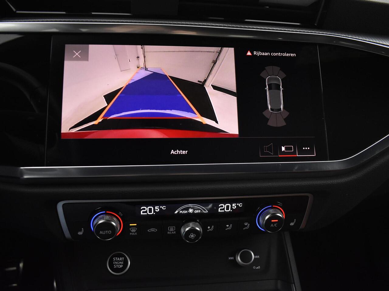 Audi Q3 Sportback 45 TFSIe 245pk S-tronic S Edition · Camera · Apple/Android Car Play · Dodehoeksensor · Elektrische best. stoel · Keyless · Stoelverwarming · Garantie t/m 28-04-2026 of 100.000km