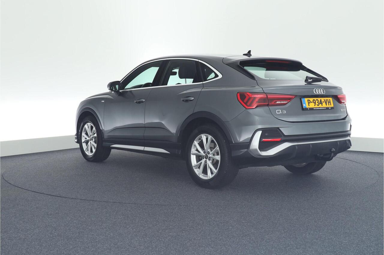 Audi Q3 Sportback 35 TFSI 150pk S-Tronic 2x S-Line Trekhaak Camera Led Virtual Cockpit Navigatie