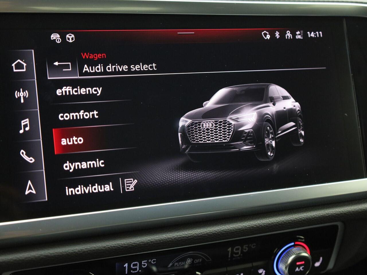 Audi Q3 Sportback 35 TFSI/150PK S Line · Apple/Android Car Play · Adaptive Cruise Control · Leder/Alcantara · Stoelverwarming · Garantie tot oktober 2029 of 100.000km