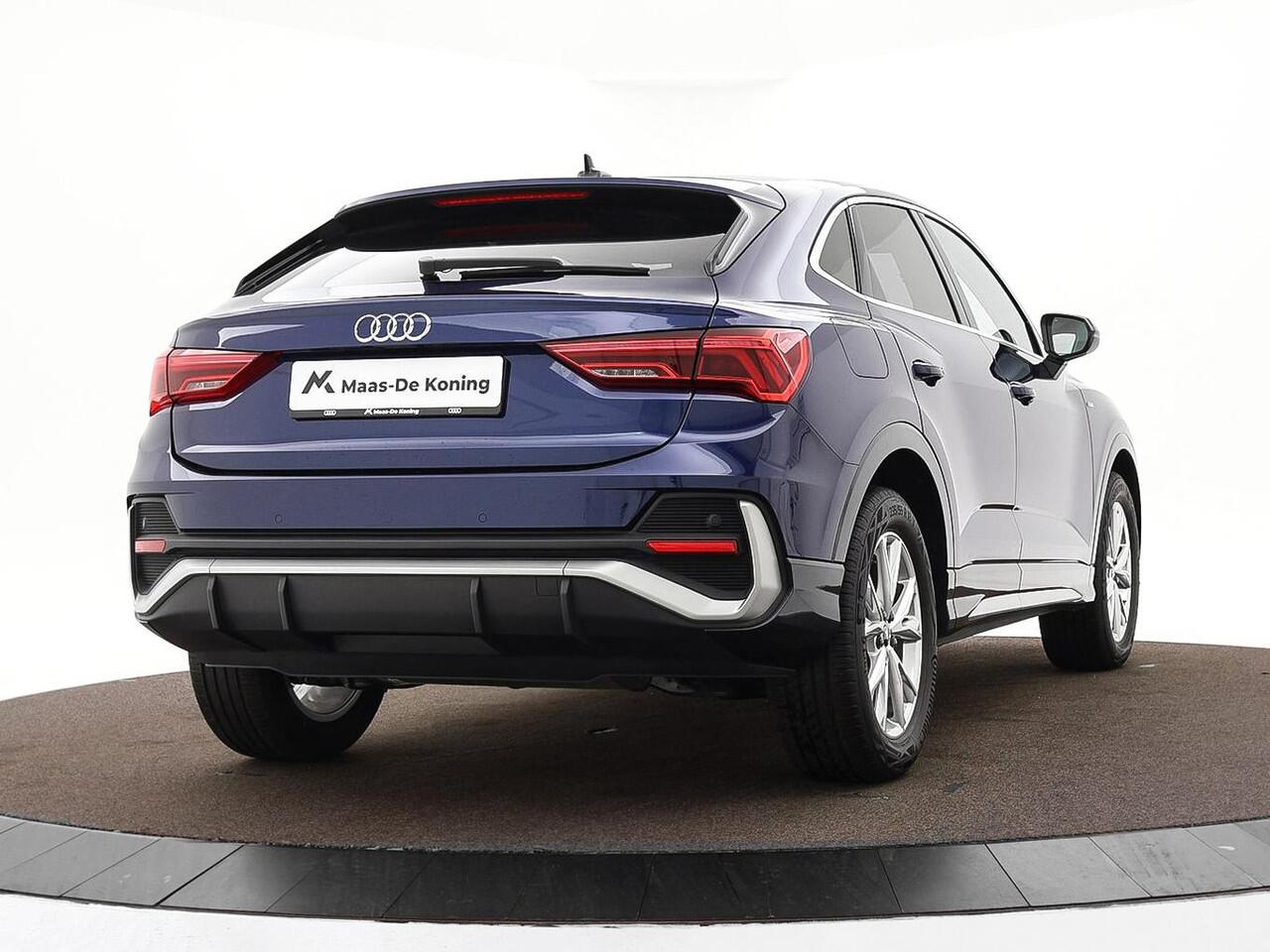 Audi Q3 Sportback 35 TFSI 150pk S-Tronic S Line · Apple/Android Car Play · Leder/Alcantara · Stoelverwarming · Garantie t/m 20-10-2029 of 100.000km · TOPDEAL