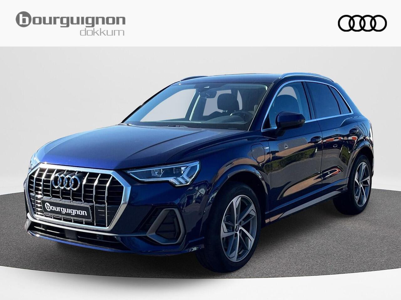 Audi Q3 45 TFSI e S edition | PHEV | Trekhaak | Elec. A-Klep | 19Inch | Leder-alcantara |