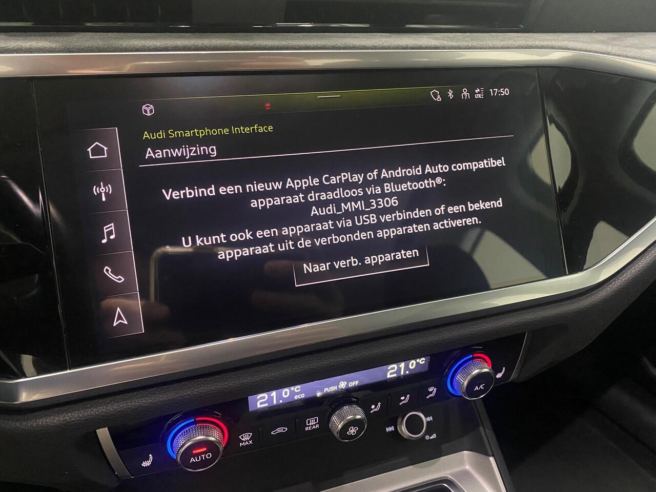 Audi Q3 45 TFSI e Advanced edition Led Koplampen 18 Inch Virtual Cockpit Apple Carplay Navi ACC Trekhaak Doehoek Elektrische Achterklep