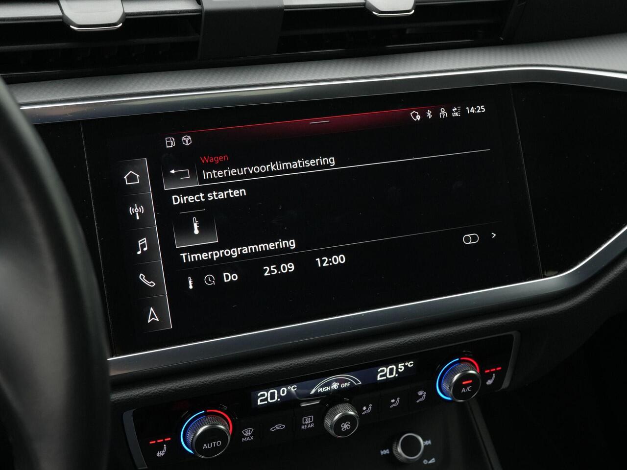 Audi Q3 45 TFSI e 245 pk S-tronic Advanced edition | Sportstoelen | Stoelverwarming | Parkeersensoren voor/achter | Adaptive Cruise | Standkachel | 18 inch