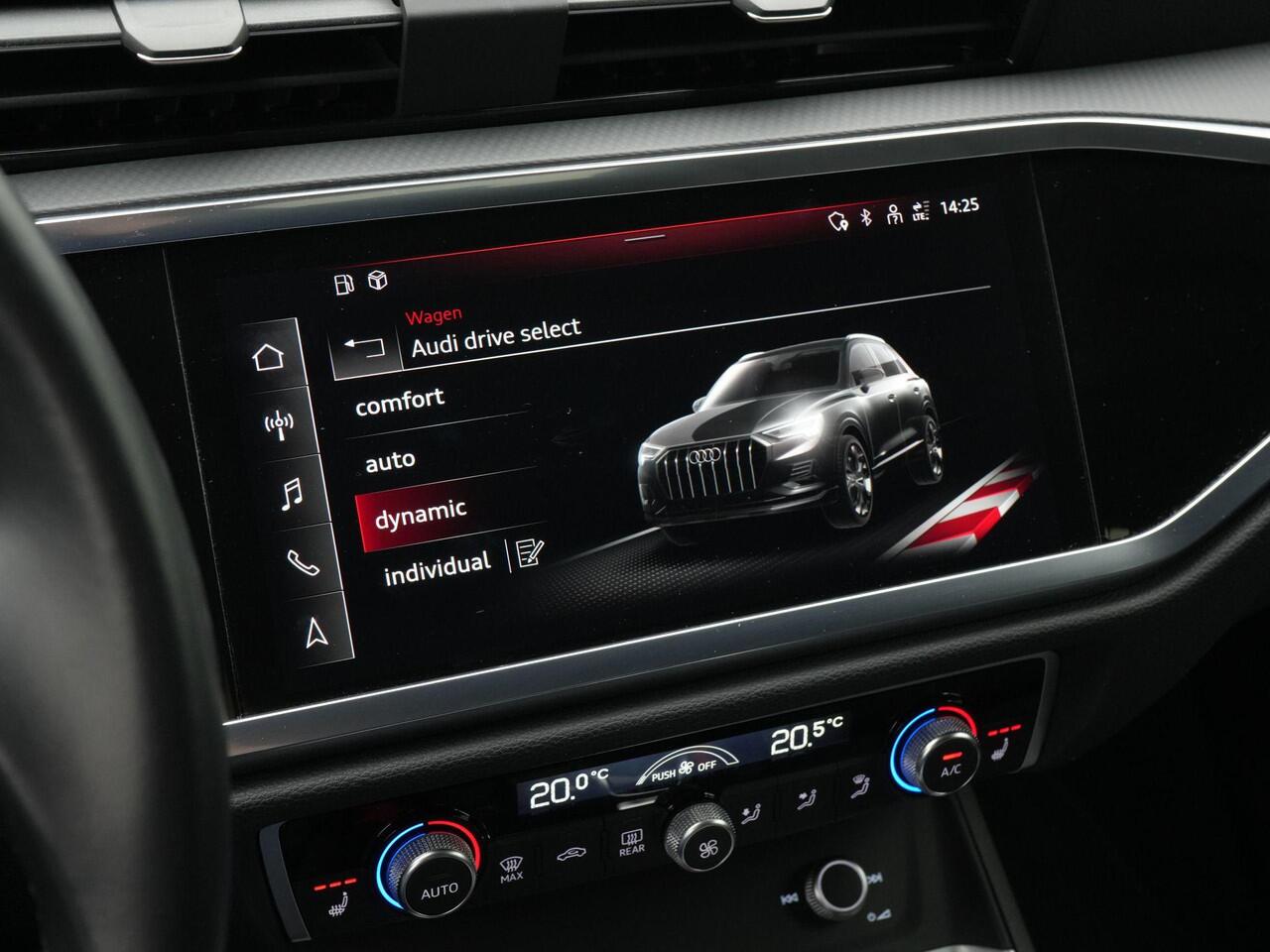 Audi Q3 45 TFSI e 245 pk S-tronic Advanced edition | Sportstoelen | Stoelverwarming | Parkeersensoren voor/achter | Adaptive Cruise | Standkachel | 18 inch