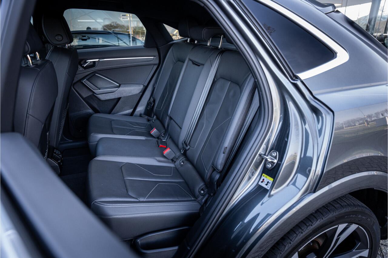 Audi Q3 Sportback 45 TFSI e S Edition - 20inch - SONOS - Leder - Keyless - Memory Camera ** Sfeerverlichting