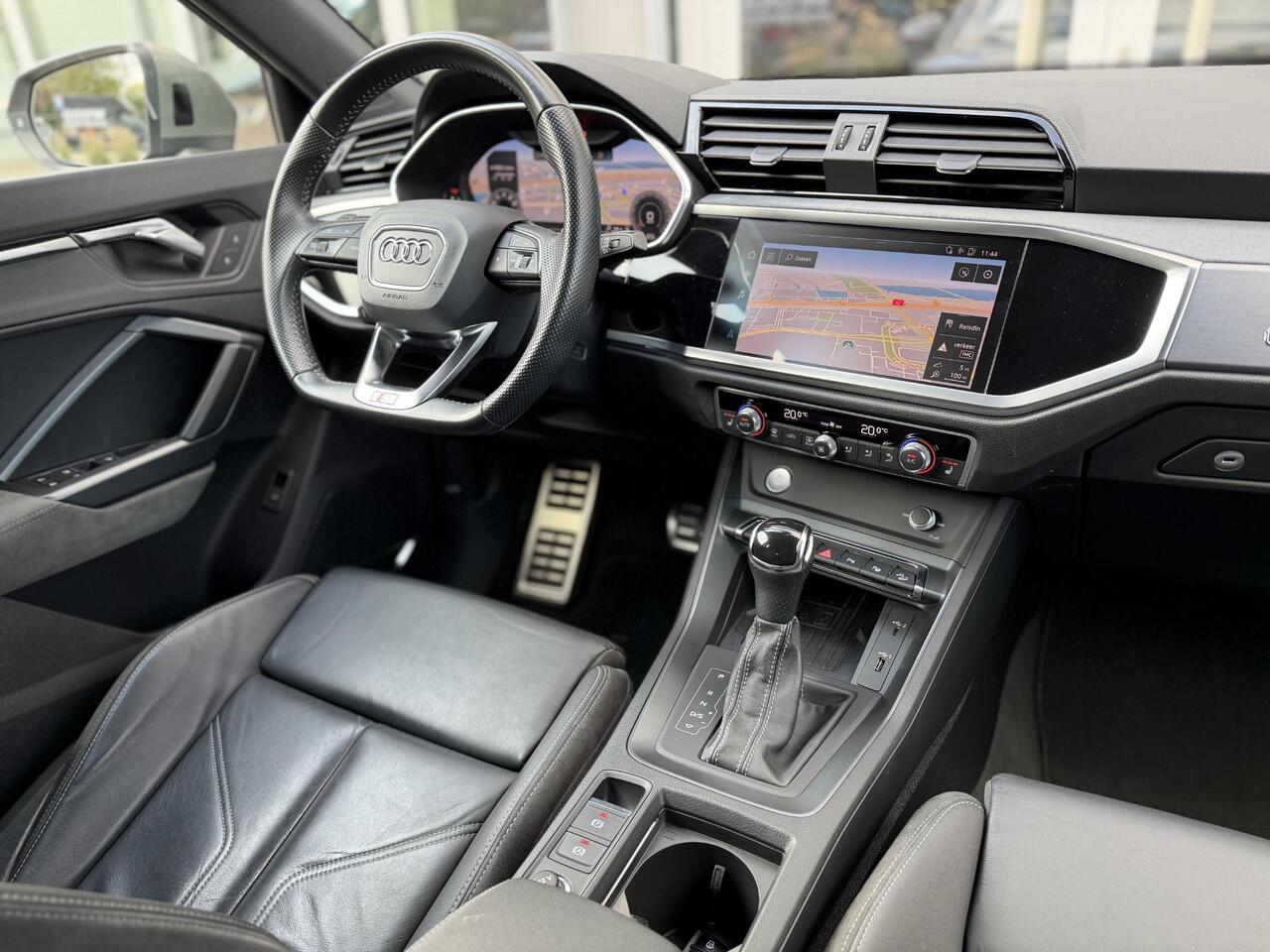 Audi Q3 Sportback 35 TFSI Pro Line S |Black optic|B&O|Ad.Cruise|Leer|MatrixLed|Cam|20"|Trekhaak