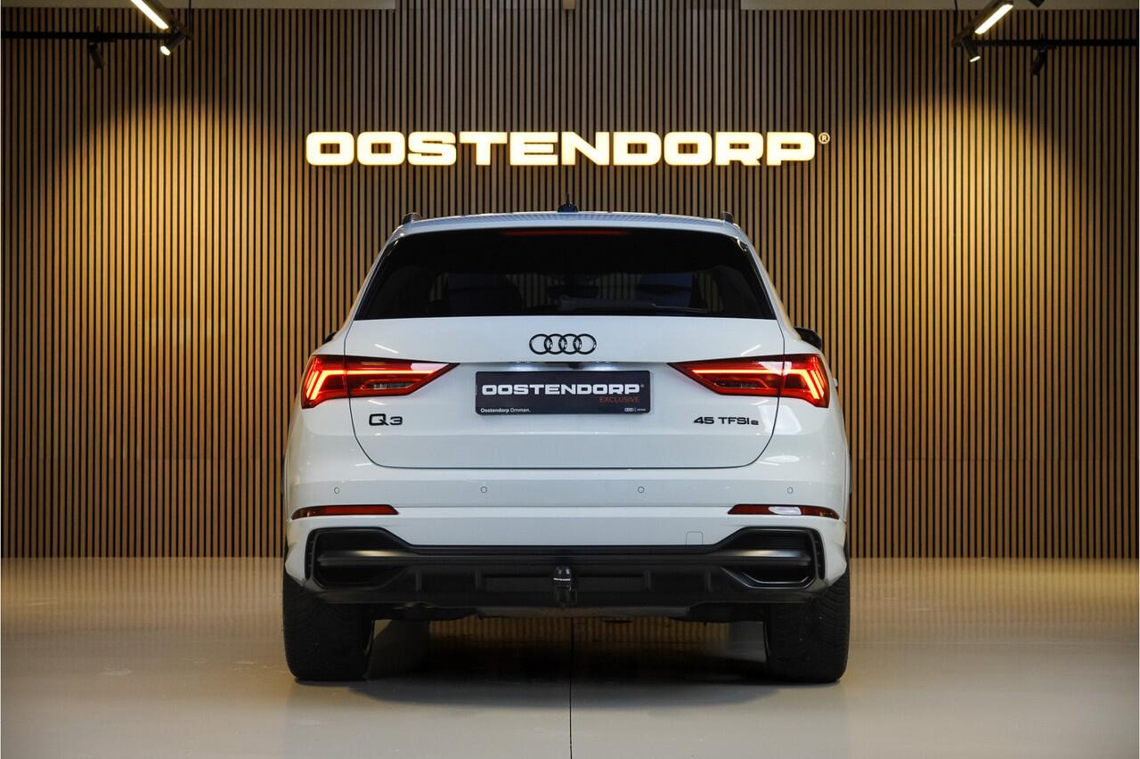 Audi Q3 45TFSIe/245pk S-Line|2022|20"Blackstyle|Trekhaak|Matrix-LED|Keyless|Optik Schwarz|Cruise+ACC|Virtual Cockpit|El. achterklep|