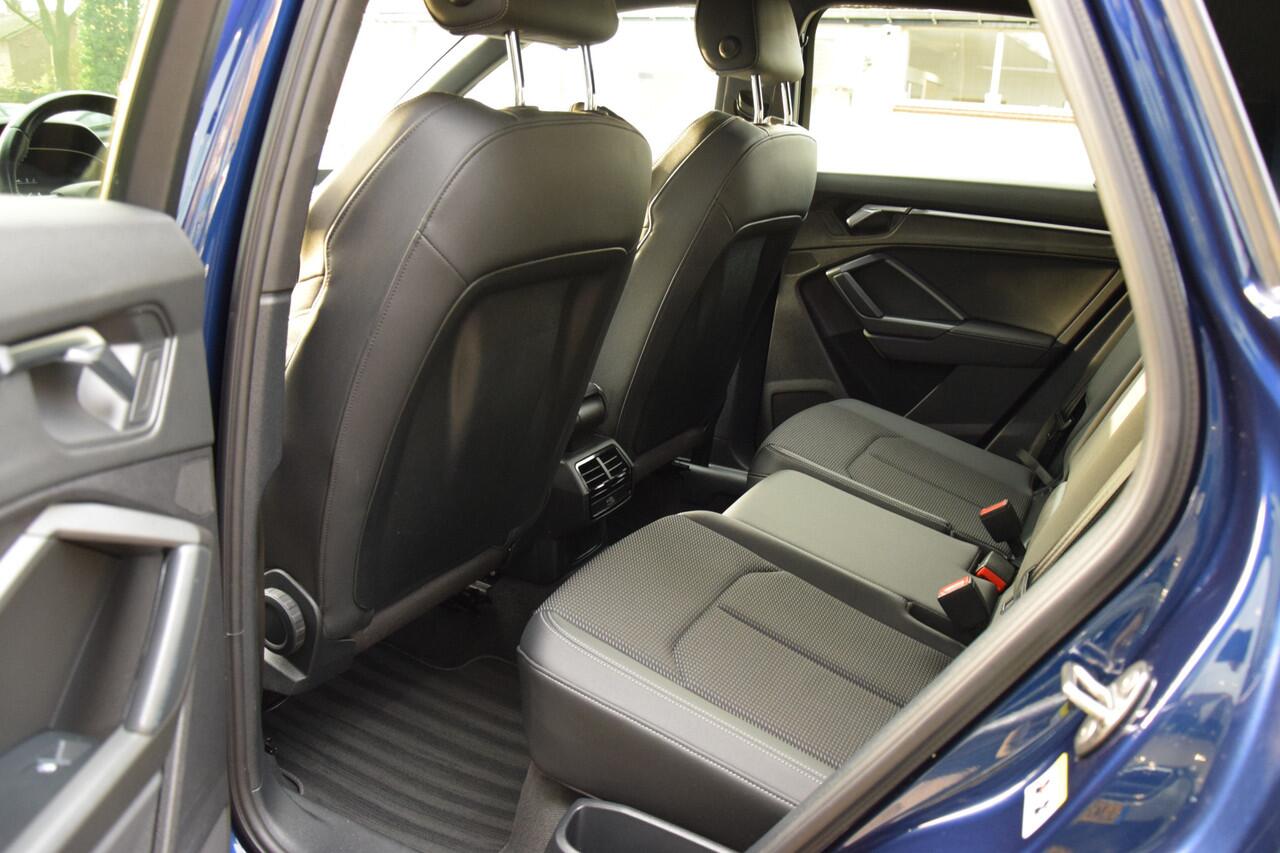 Audi Q3 35 TFSI S edition S-Tronic Automaat | Org. NL | BOVAG Garantie | Virtual Cockpit | Full LED | Sportstoelen | Camera | Apple Carplay/Android Auto | Elektrische Kofferklep | 18'' Velgen |