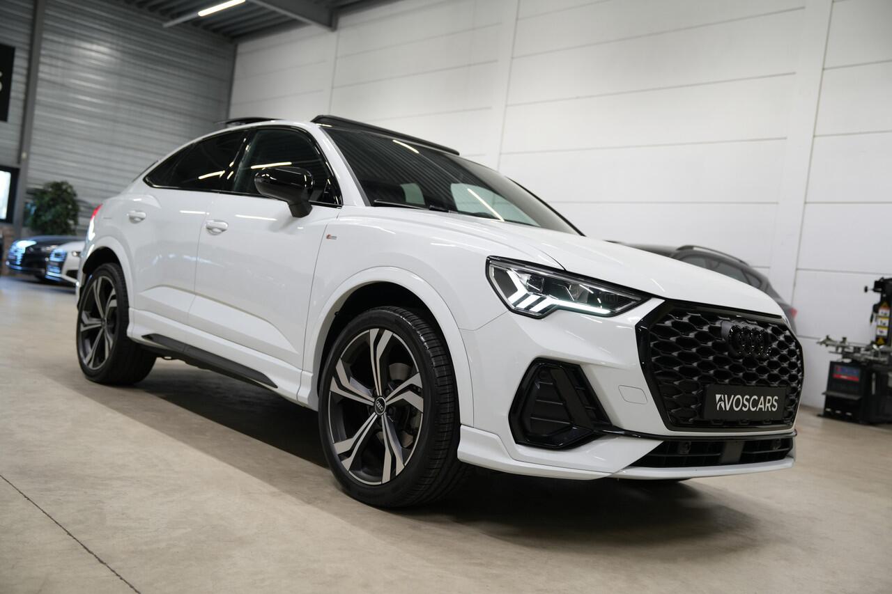 Audi Q3 Sportback 35 TFSI 3x S-Line * Pano - Trekhaak - Leder - Keyless - Camera - 20" - App *