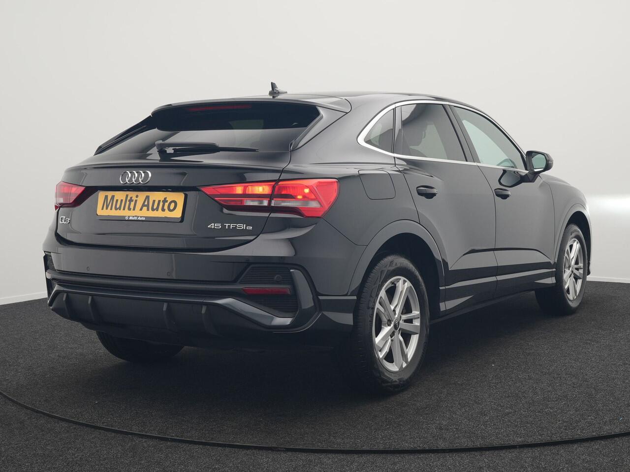 Audi Q3 Sportback 45 TFSI e Advanced Edition Plug In Hybrid 245pk Dealer O.H PHEV | Camera | Virtual | Navigatie Full Map | Cruise Control | LED Koplampen | Blis | Lane Assist | DAB |