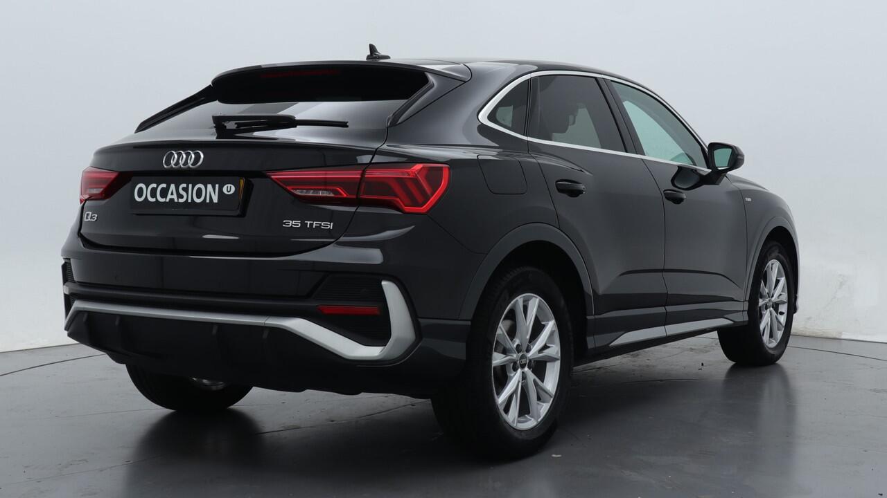 Audi Q3 Sportback 35 TFSI S-Line | stoelverwarming | Camera | Trekhaak | Leder/Alcantara