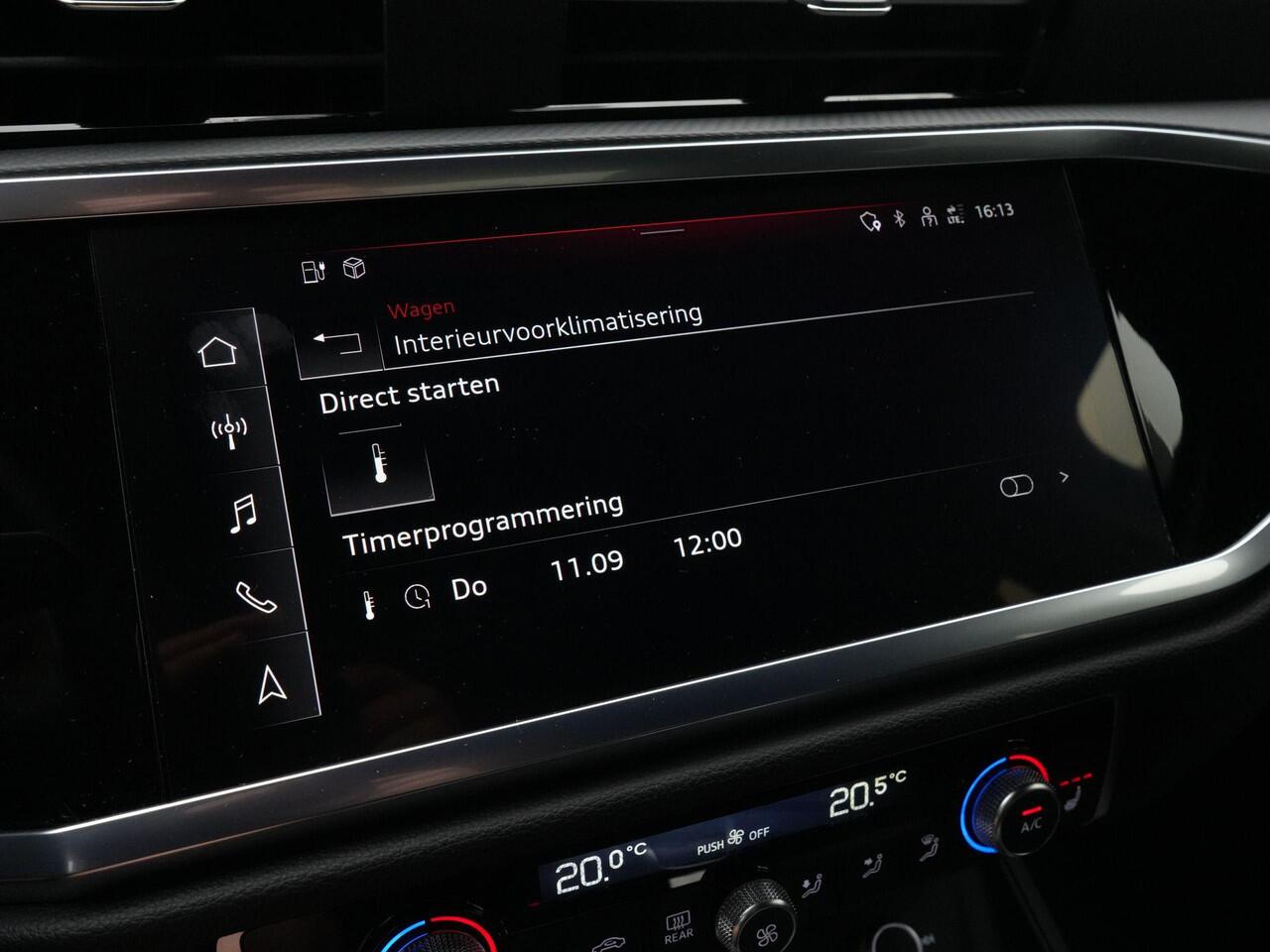 Audi Q3 45 TFSI e 245 pk S-tronic S edition | Sportstoelen | Standkachel | Stoelverwarming | LED koplampen | Adaptive Cruise | 19 inch