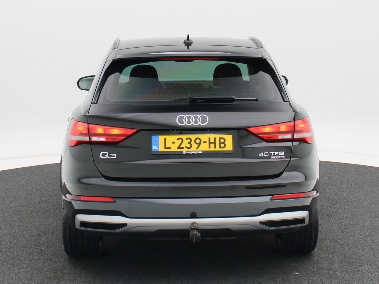 Audi Q3 40 TFSi 190 Pk Automaat quattro | Trekhaak | LED | Cruise Control | Sensoren | Elektrische Achterklep | Stoel Verwarming | 20 Inch | 60.555 Km