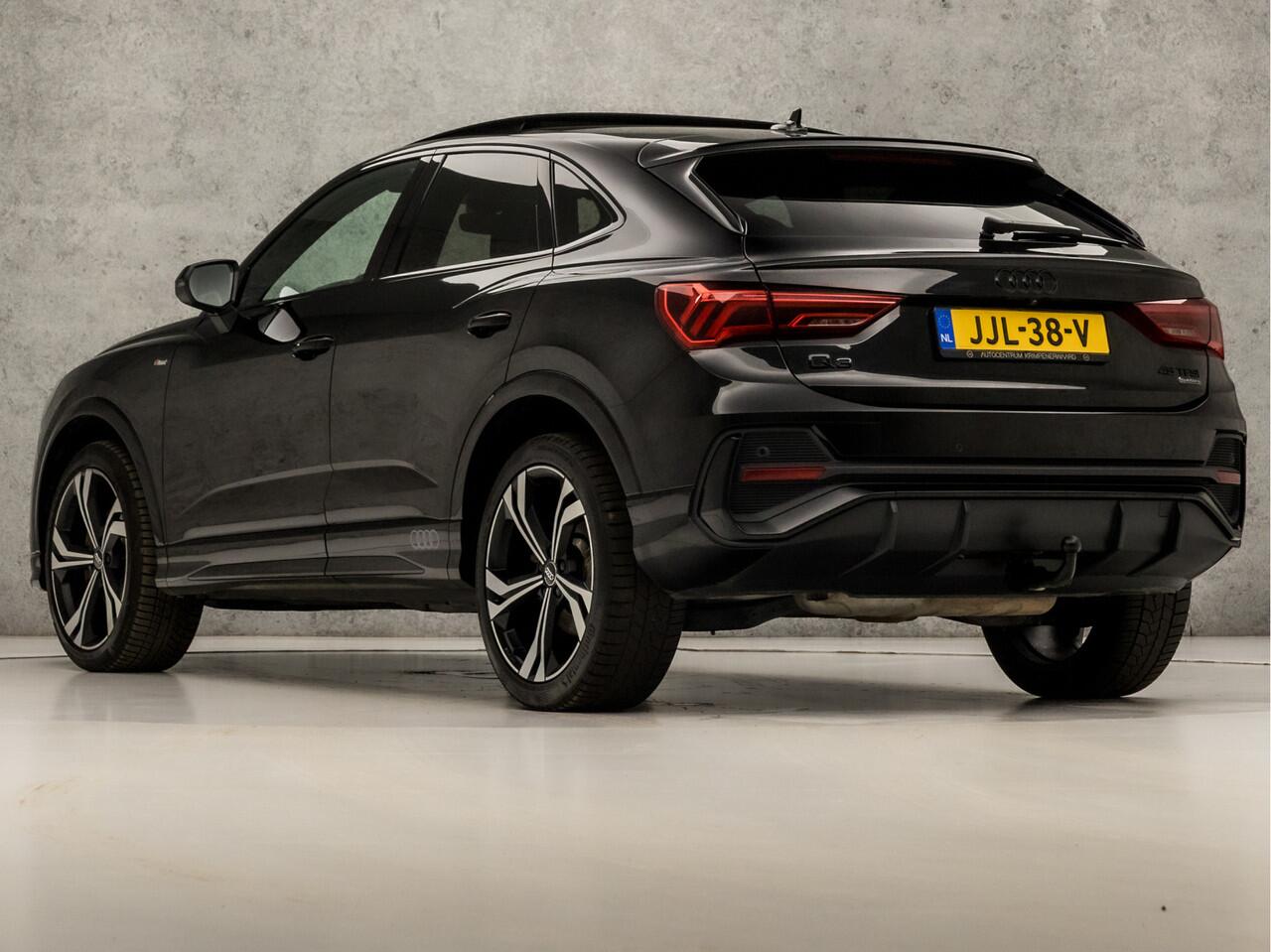 Audi Q3 Sportback 45 TFSI quattro edition one 230Pk Automaat (2X S-LINE, SCHUIFDAK, APPLE CARPLAY, BANG&OLUFSEN, ELEK SPORTSTOELEN, LEDER, CAMERA, KEYLESS, MATRIX LED, SFEERVERLICHTING, NIEUWSTAAT)