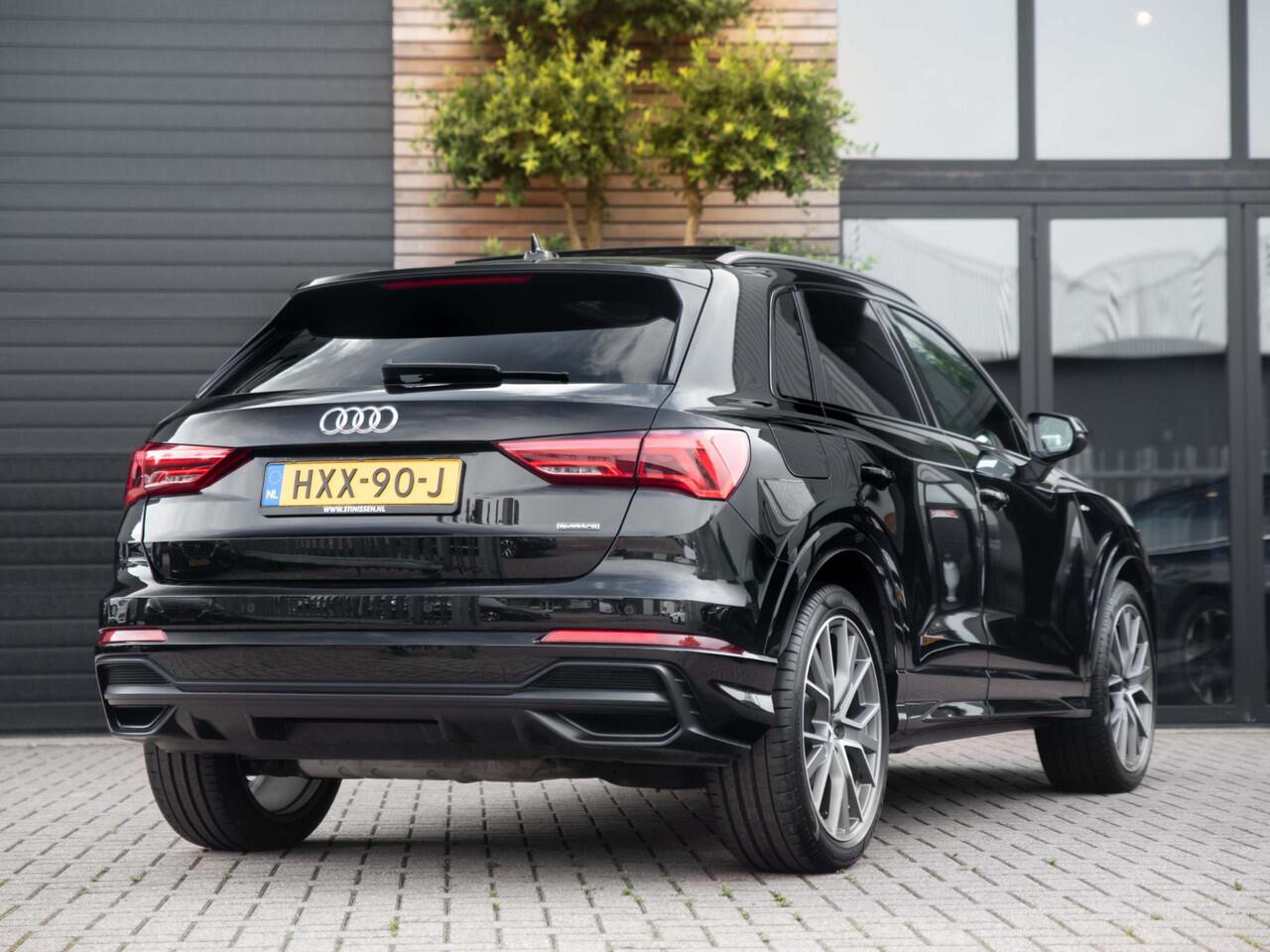 Audi Q3 40 TFSI quattro / 3x S-Line / Wegklapbare Trekhaak / Panoramadak / Bang & Olufsen / Virtual Cockpit / Matrix Verlichting / Keyless / 20" LMV