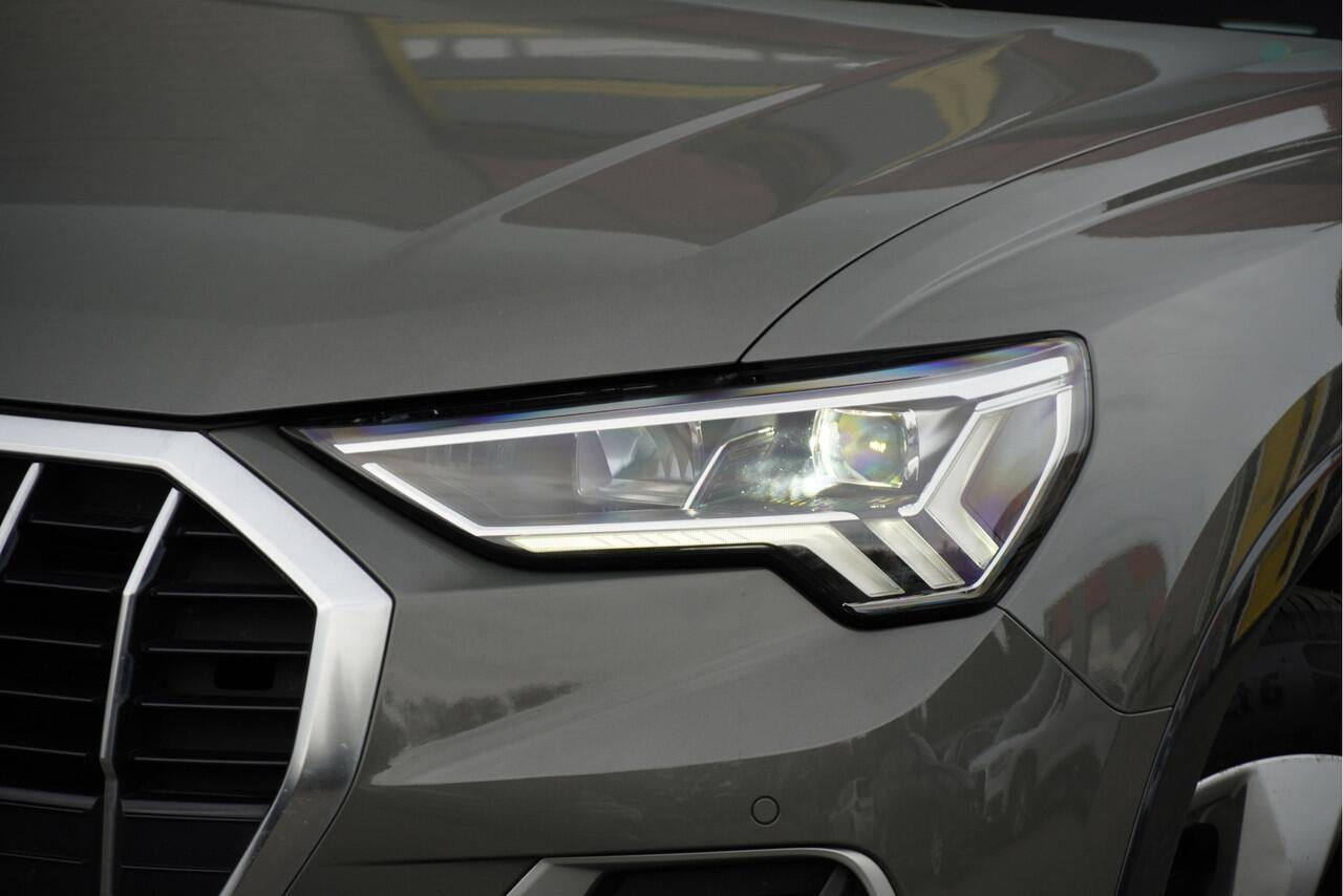 Audi Q3 35 TFSI 150PK! Automaat Business Edition BJ2020 Lmv 18'" | Led V+A | Pdc | Navi | Dynamische knipperlichten | Elek. achterklep | App-Connect | Achteruitrijcamera | Virtual cockpit | Climate control | Cruise control | Getint glas