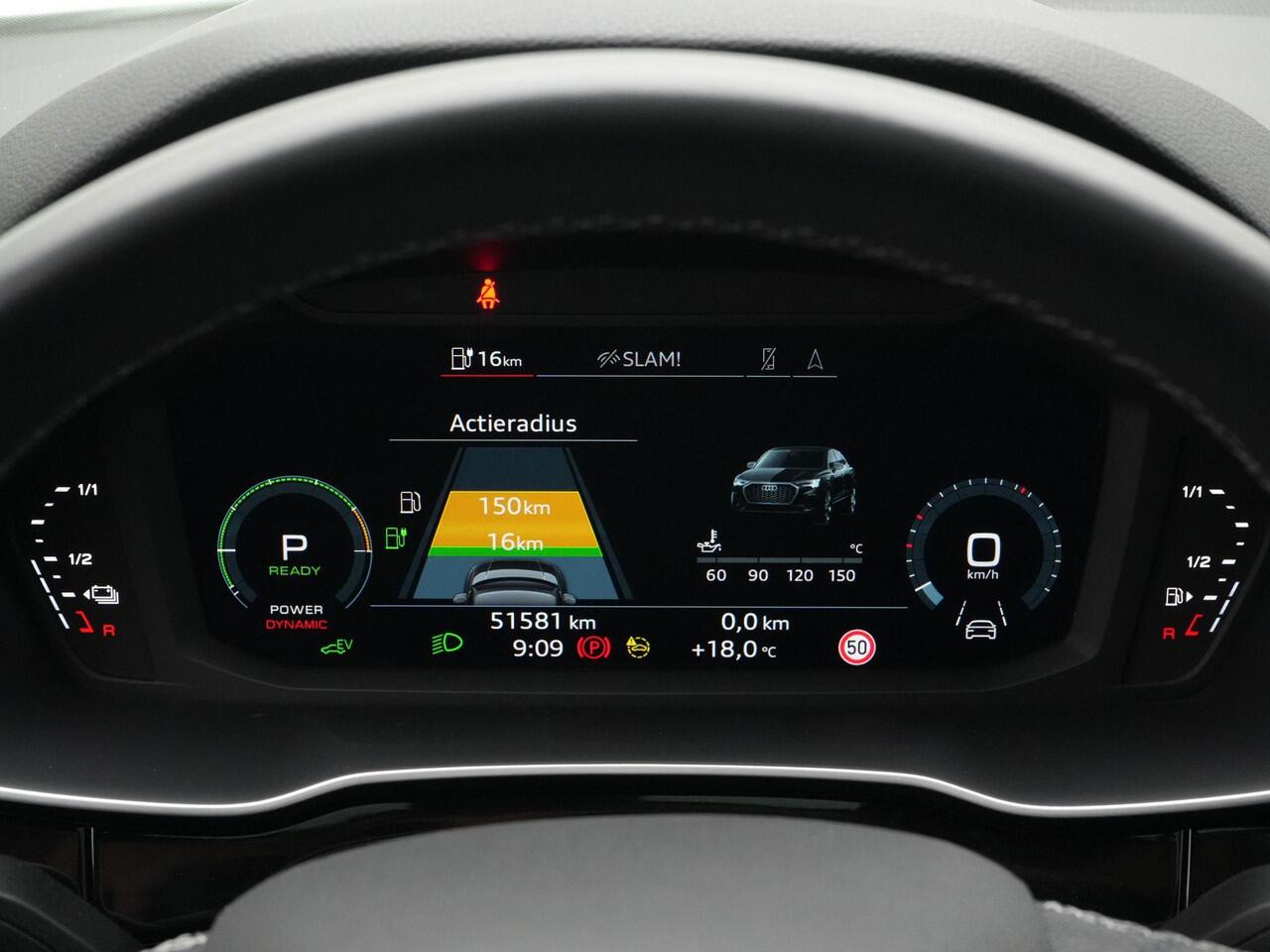 Audi Q3 Sportback 45 TFSI e 245 pk S-tronic S Edition / S-Line | Panoramadak | Trekhaak | Rondomzicht camera | Stuur-/stoelverwarming | Optiekpakket zwart plus | ACC | | Privacy glas | 19 inch