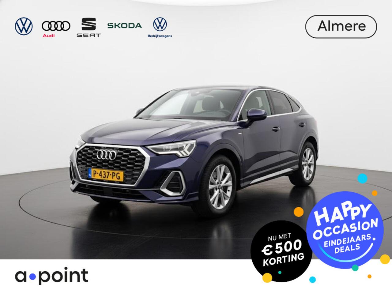 Audi Q3 Sportback 35 TFSI S Edition 150PK S-tronic | Afgevlakt stuurwiel | S-line in & exterieur | Audi drive select | Elektrische kofferbak |