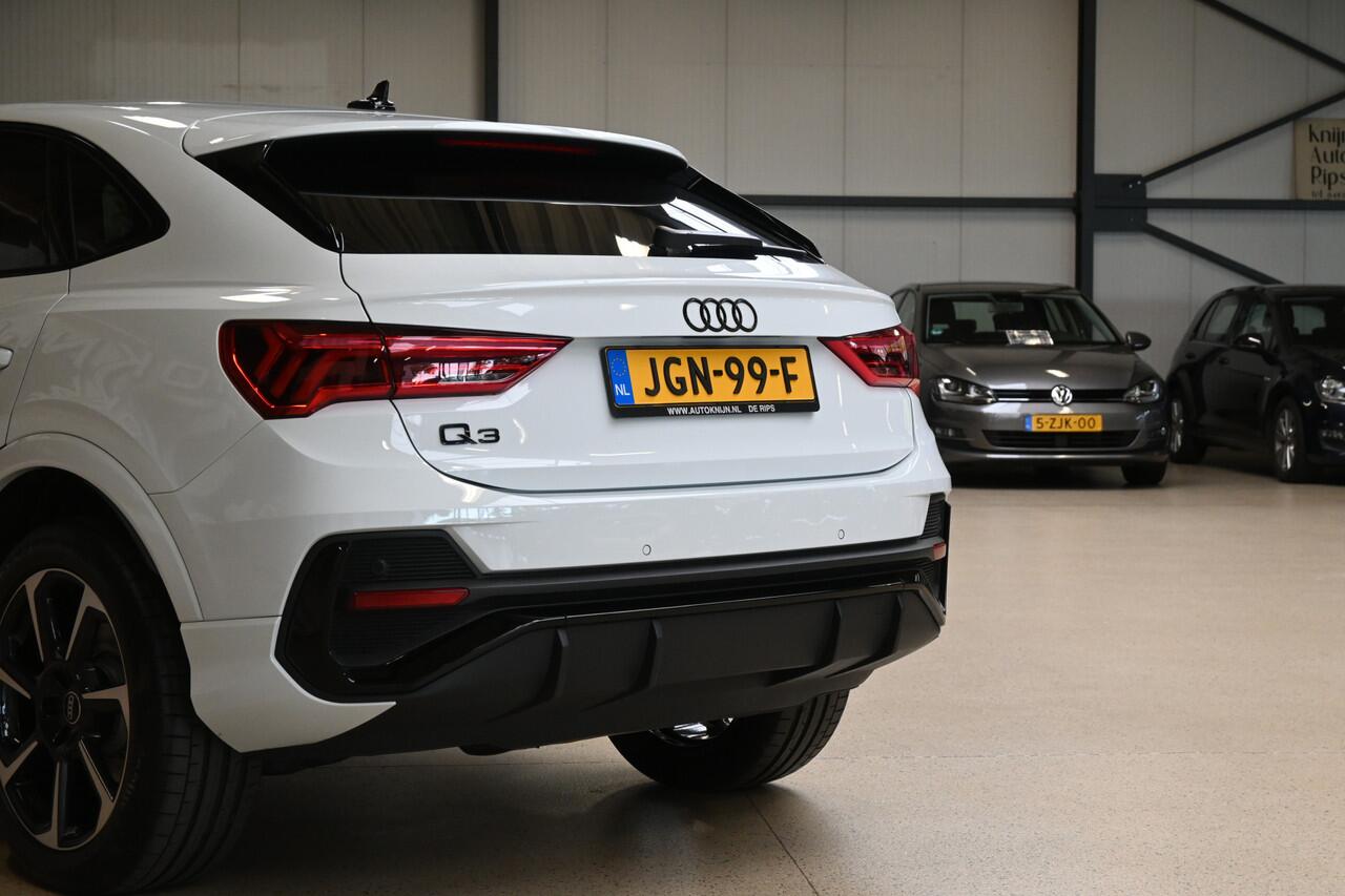 Audi Q3 Sportback 45 TFSIe 245pk S Edition | Matrix LED | Elek. klep | Keyless | 100% (Dealer) onderhouden label